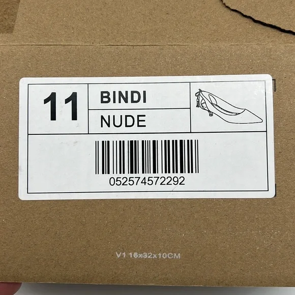 Journee Collection Bindi Nude Kitten Heel Bow and Tassels Side‎ Cutouts Pump 11 - Picture 16 of 16